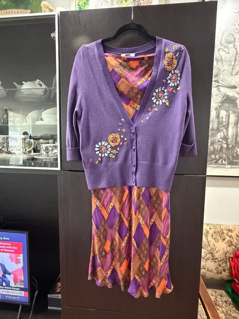 DIANE von FURSTENBERG SWEATER AND SKIRT SET
